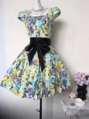 33 (68) Fresh Green Elegant Dress