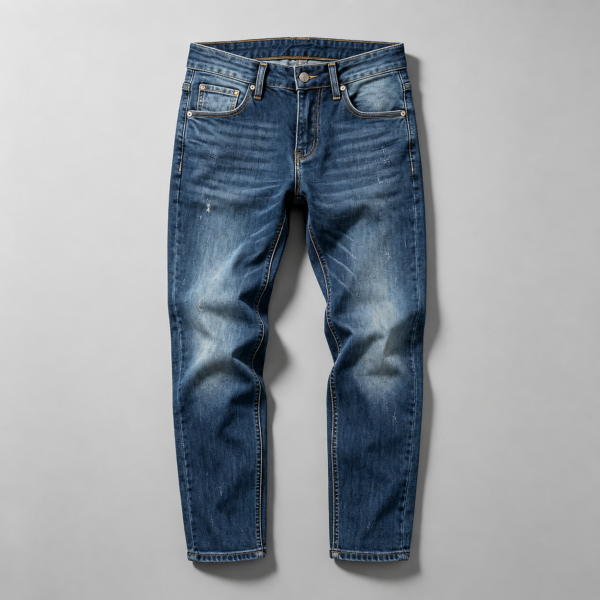 14 Men??s Vintage Washed Slim Tapered Jeans