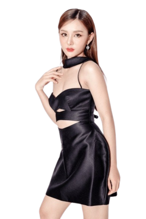 Sleek Halter Maxi Dress